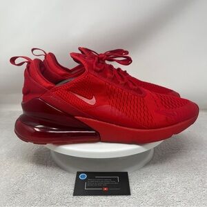 Nike Air Max 270 Triple Red Running Shoes Sneakers Men’s Size 13 CV7544-600